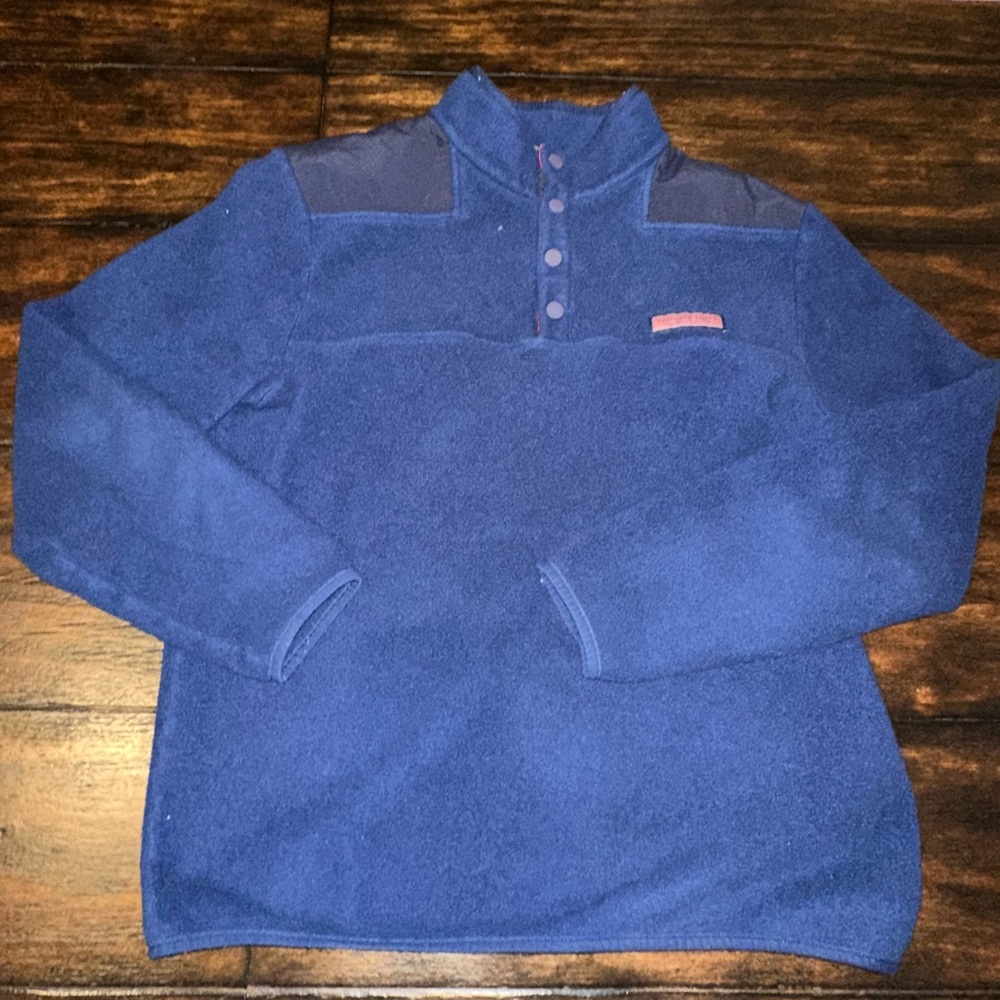Vineyard Vines Fleece pullover Blue large